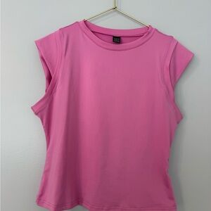 SHEIN Pink Muscle Tee for Women